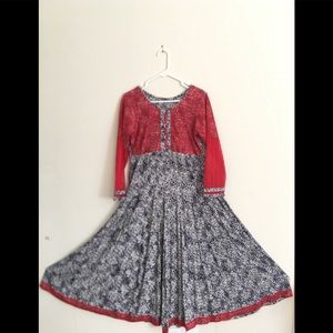 Pakistani Indian anarkali dress one piece